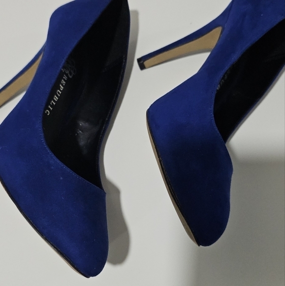 ROCK & REPUBLIC heels Royal Blue Size 9 1/2 - Picture 4 of 10